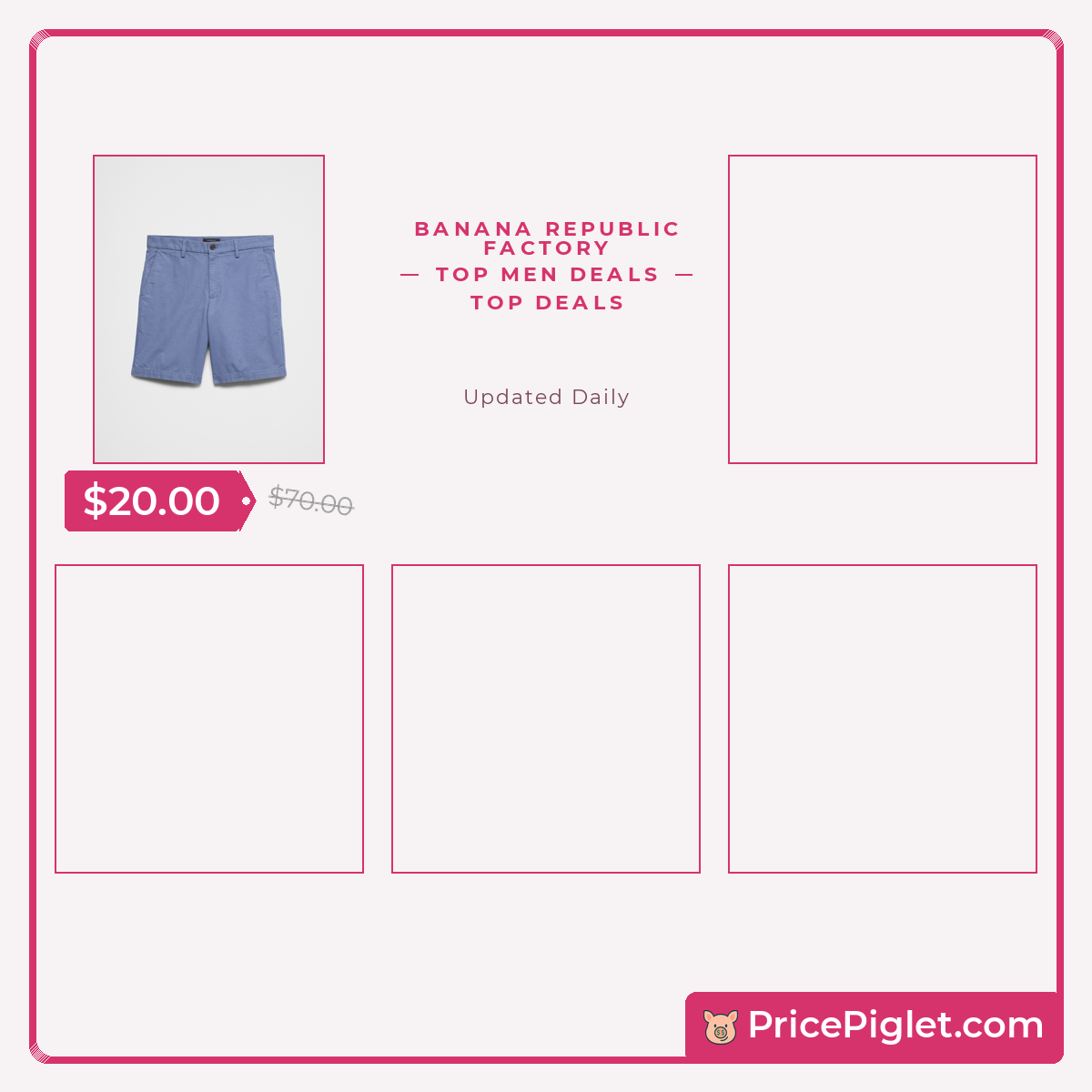 Top Men deals at Banana Republic Factory right now