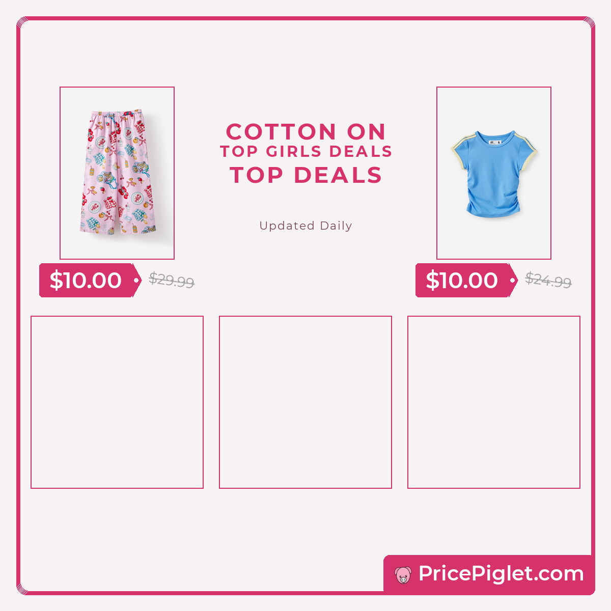 Top Girls deals at Cotton On right now