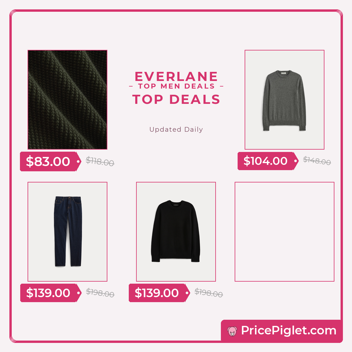 Top Men deals at Everlane right now