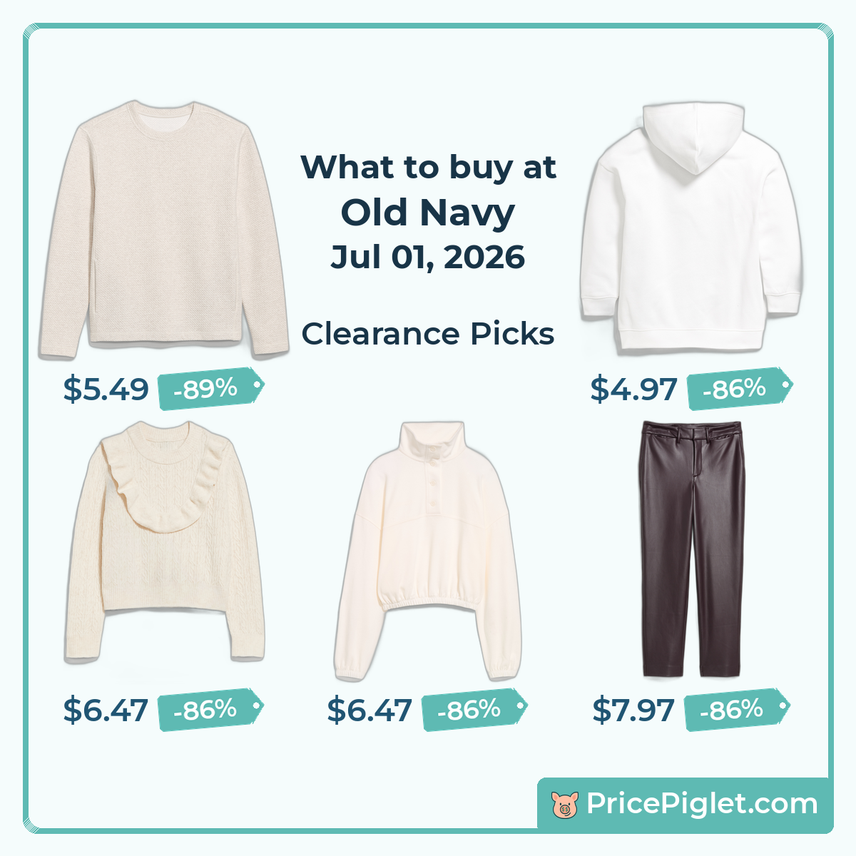Clearance Picks