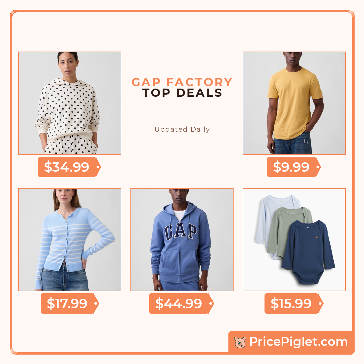 Gap Factory's Women sale is actually good today