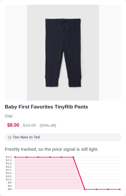 Baby First Favorites TinyRib Pants