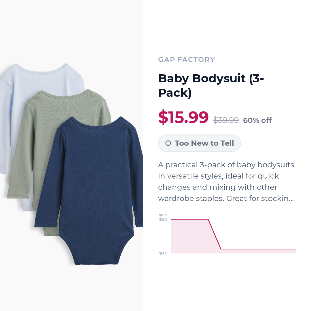 Baby Bodysuit (3-Pack)