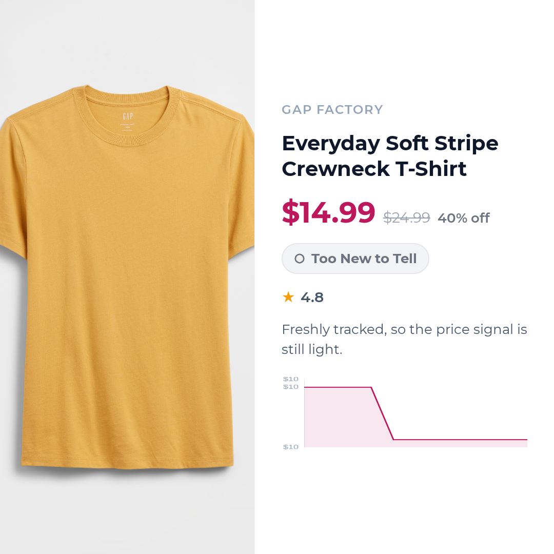 Everyday Soft Stripe Crewneck T-Shirt