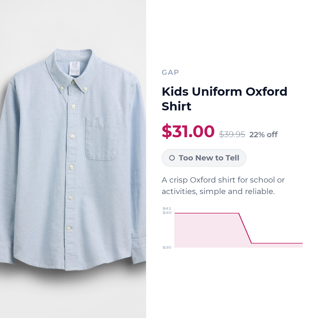 Kids Uniform Oxford Shirt
