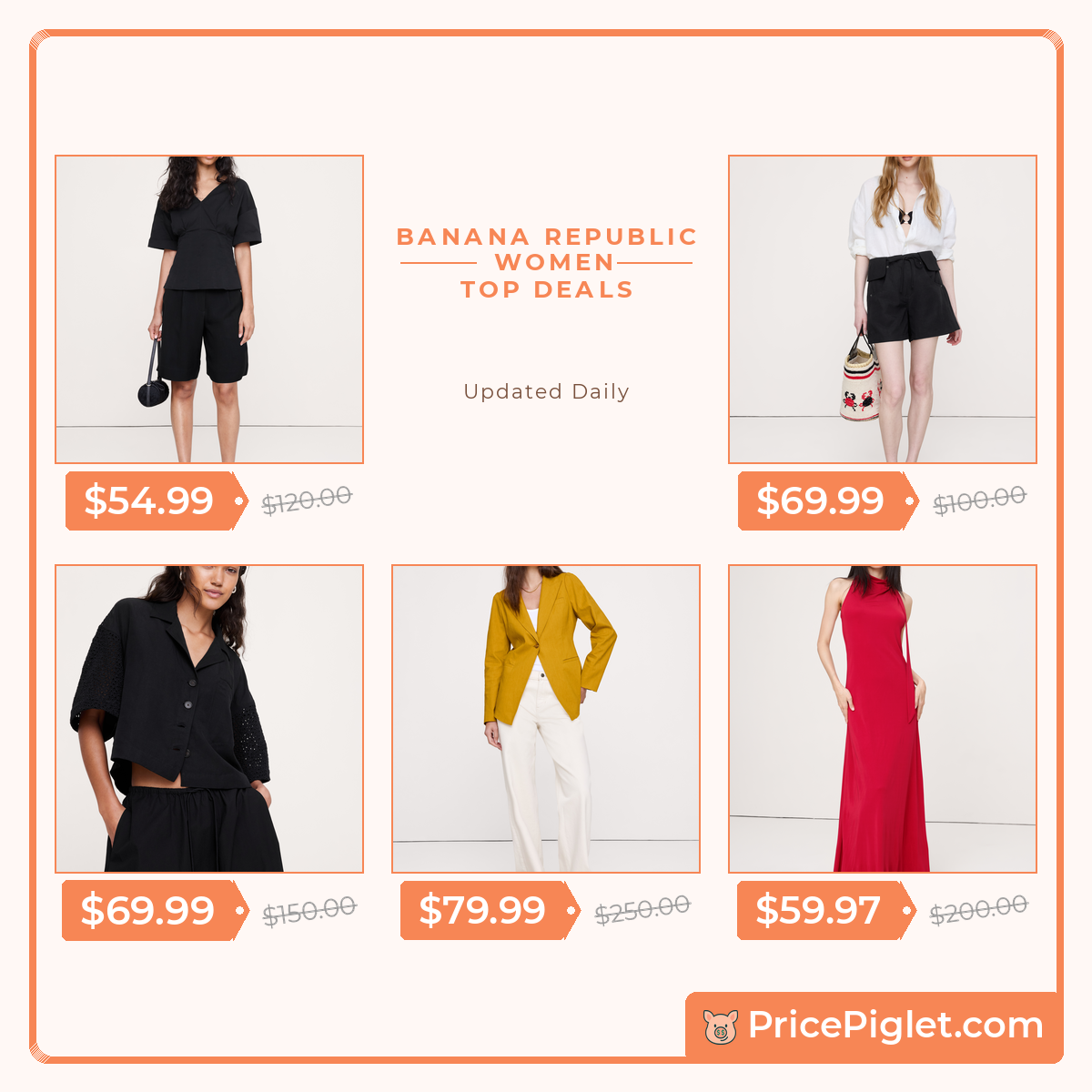 Women's Deals at Banana Republic Today
