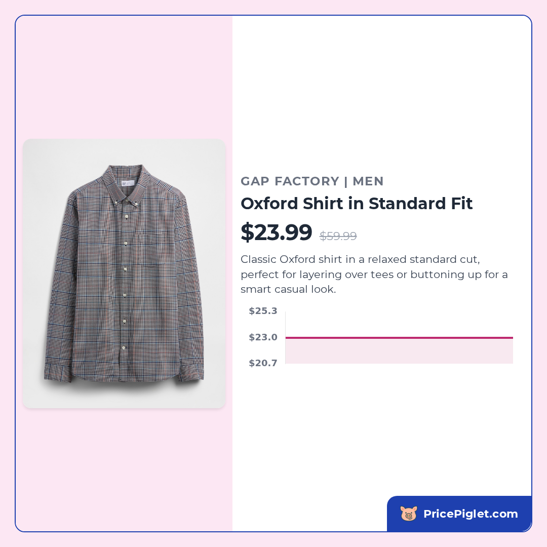 Oxford Shirt in Standard Fit