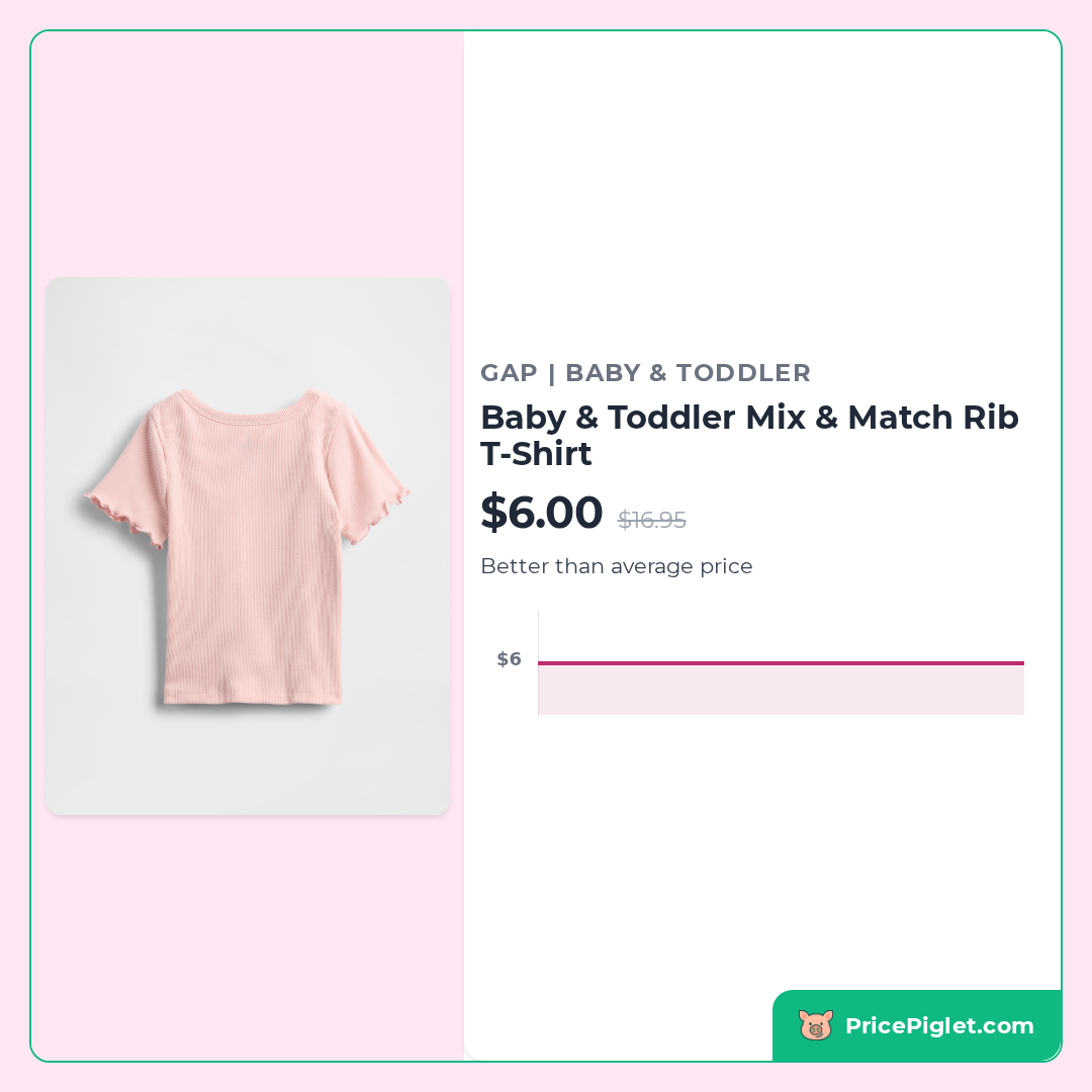 Baby & Toddler Mix & Match Rib T-Shirt