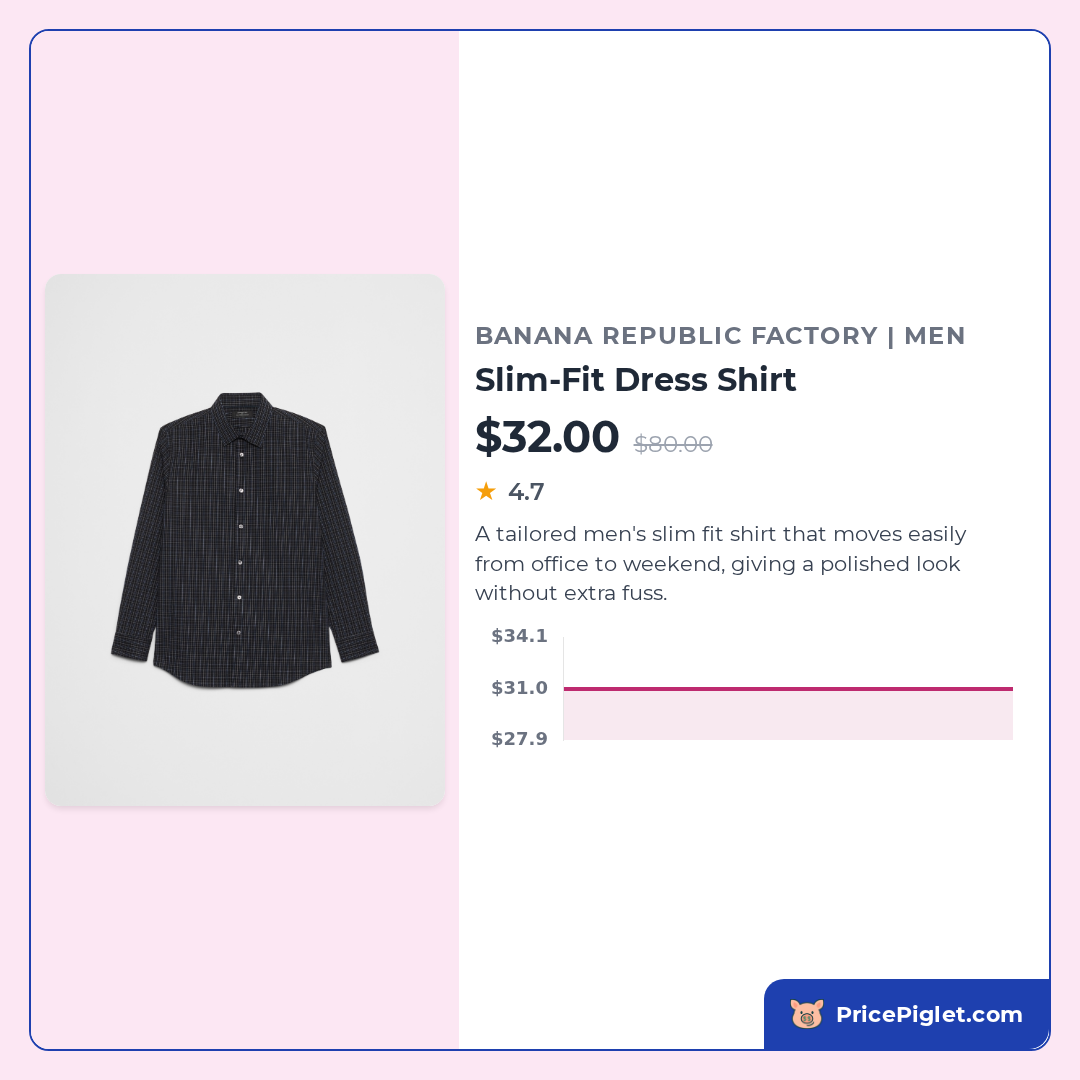 Slim-Fit Dress Shirt