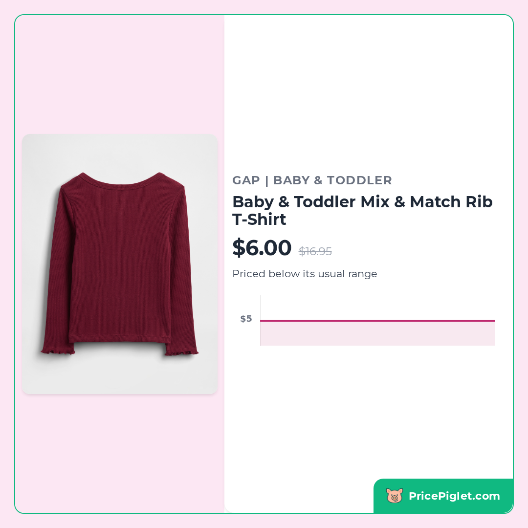 Baby & Toddler Mix & Match Rib T-Shirt