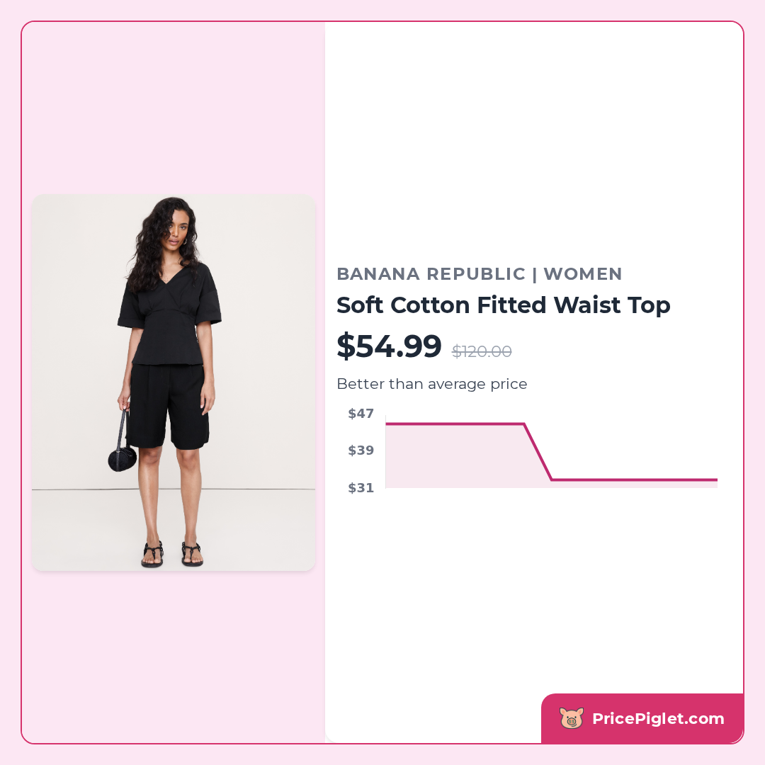 Soft Cotton Fitted Waist Top