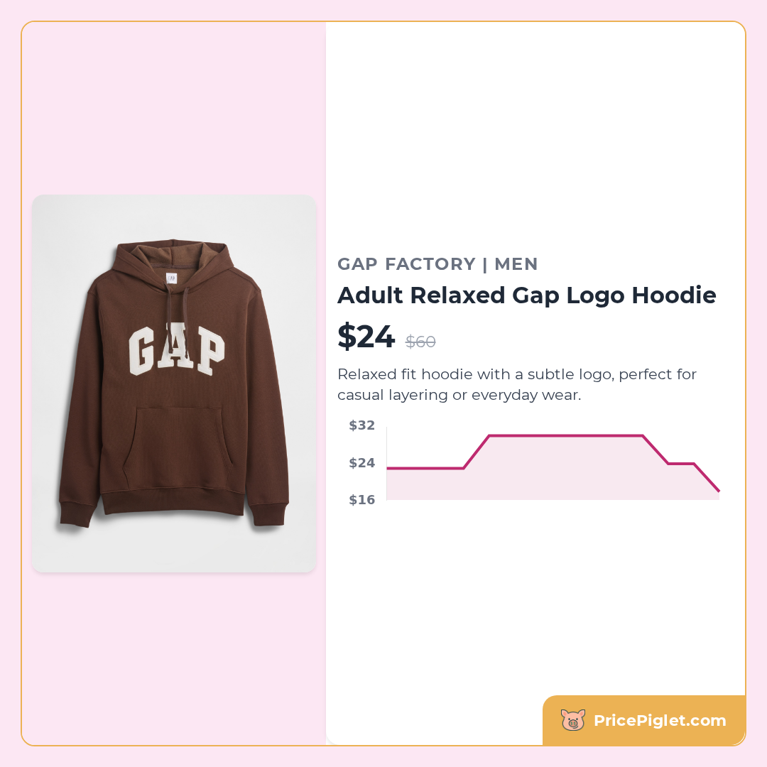 Adult Relaxed Gap Logo Hoodie