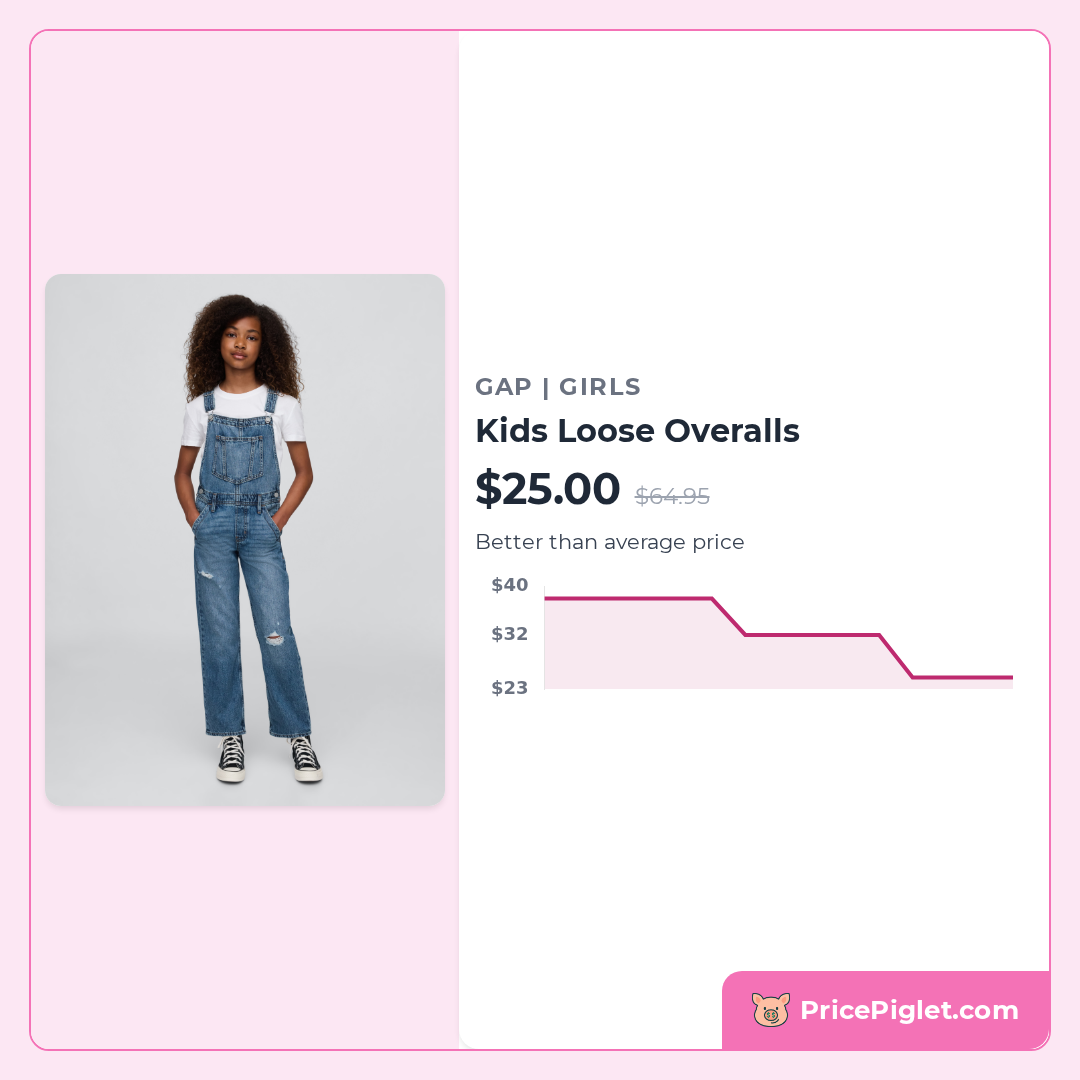 Kids Loose Overalls