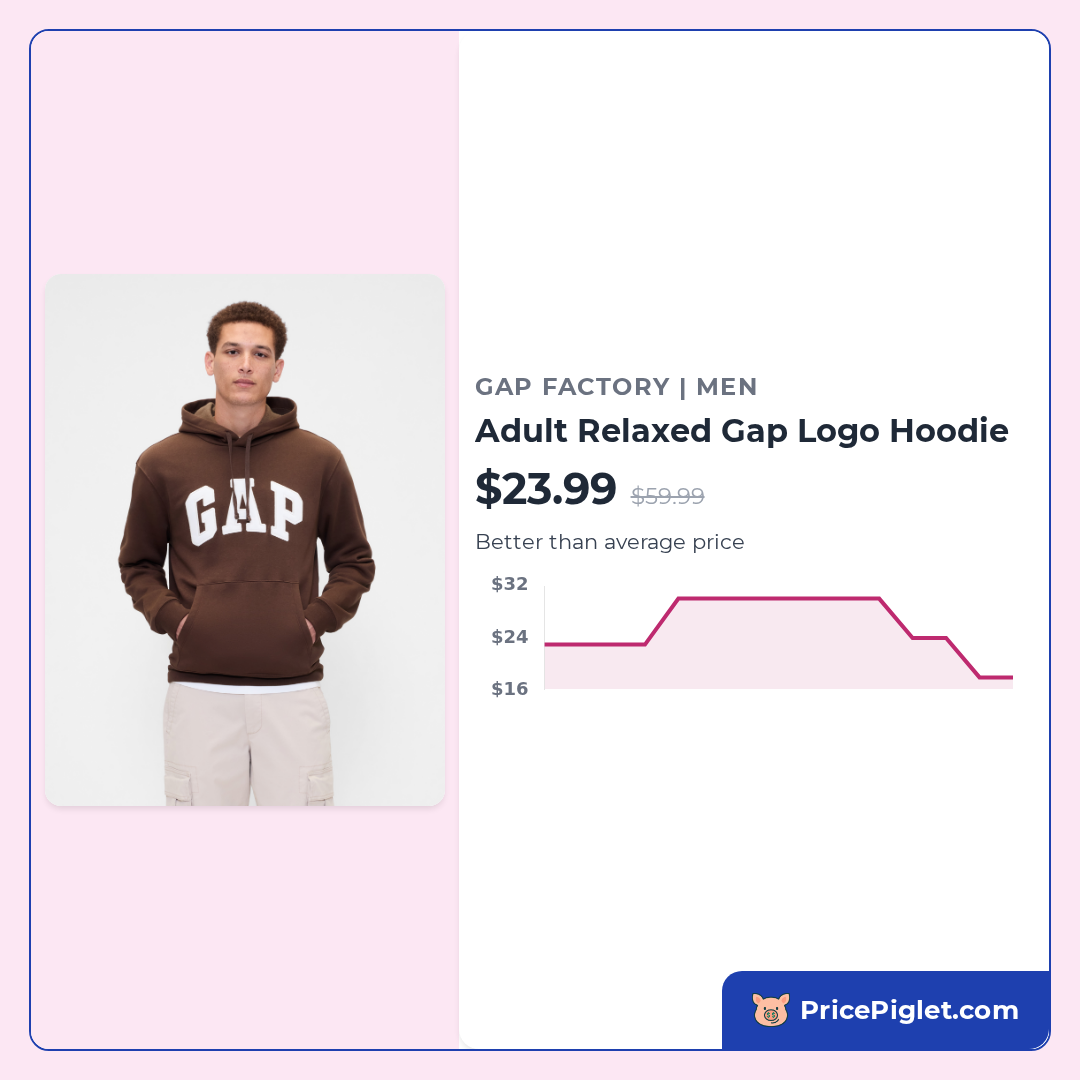 Adult Relaxed Gap Logo Hoodie