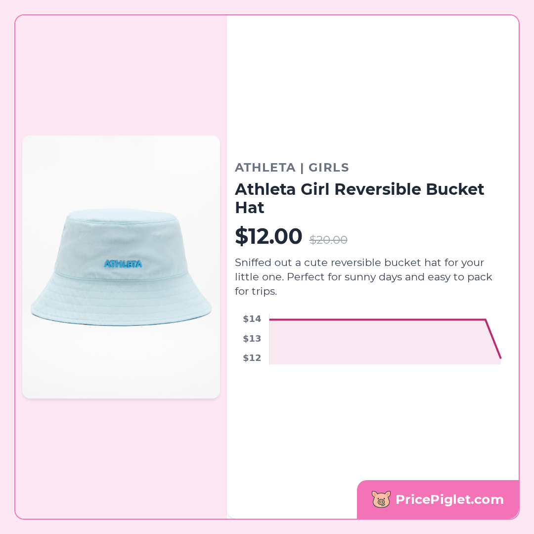 Athleta Girl Reversible Bucket Hat