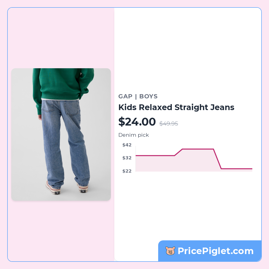 Kids Relaxed Straight Jeans