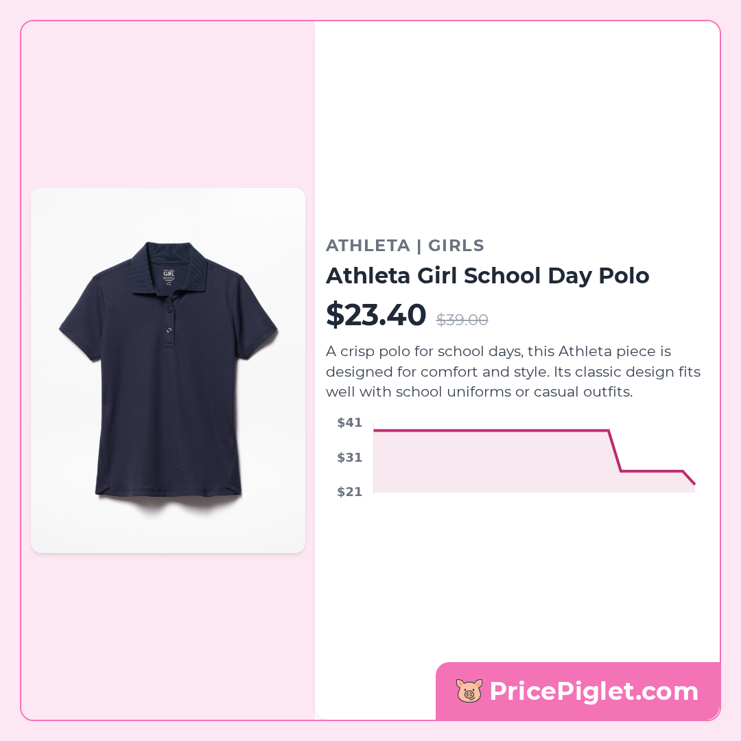 Athleta Girl School Day Polo