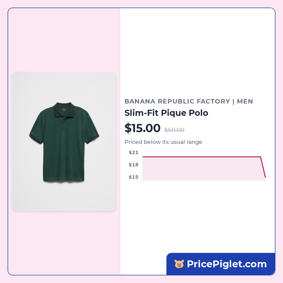 Slim-Fit Pique Polo
