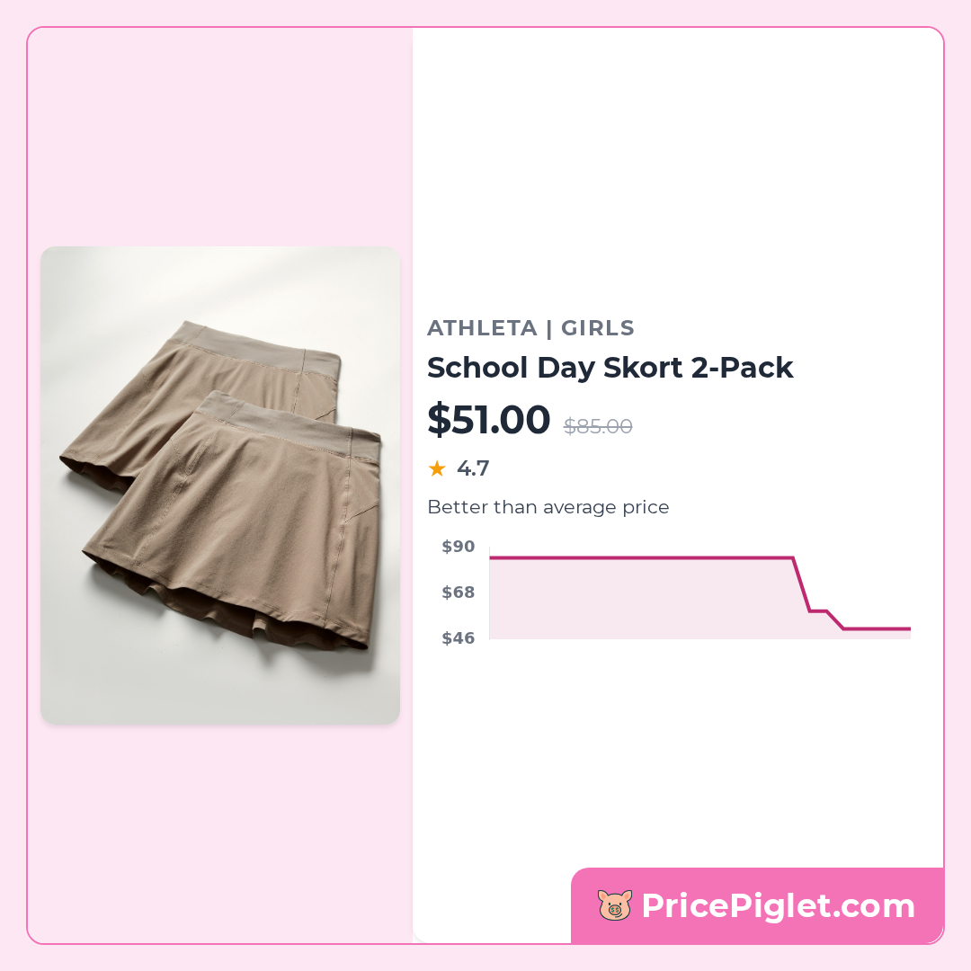 School Day Skort 2-Pack