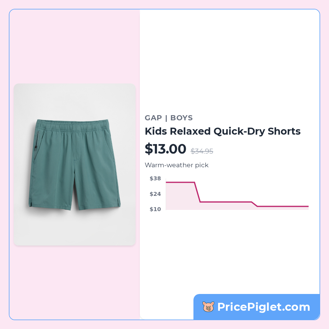 Kids Relaxed Quick-Dry Shorts