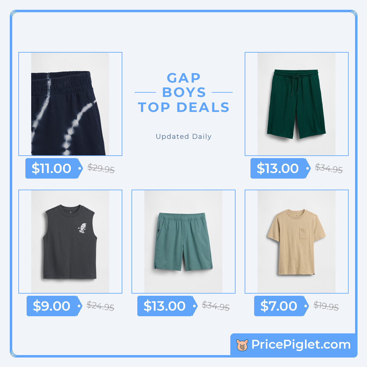 Boys' Deals at Gap Today