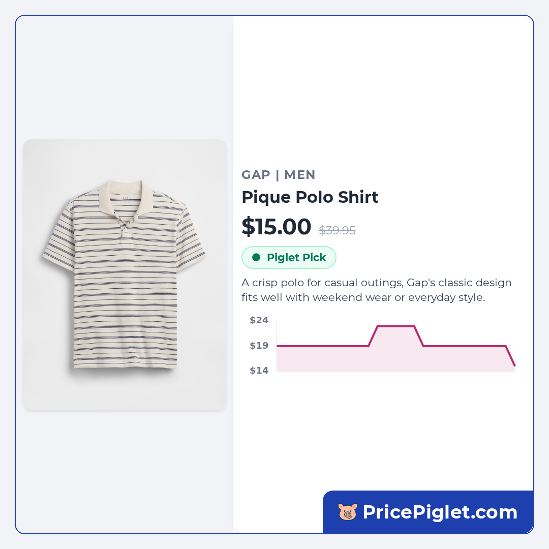 Pique Polo Shirt