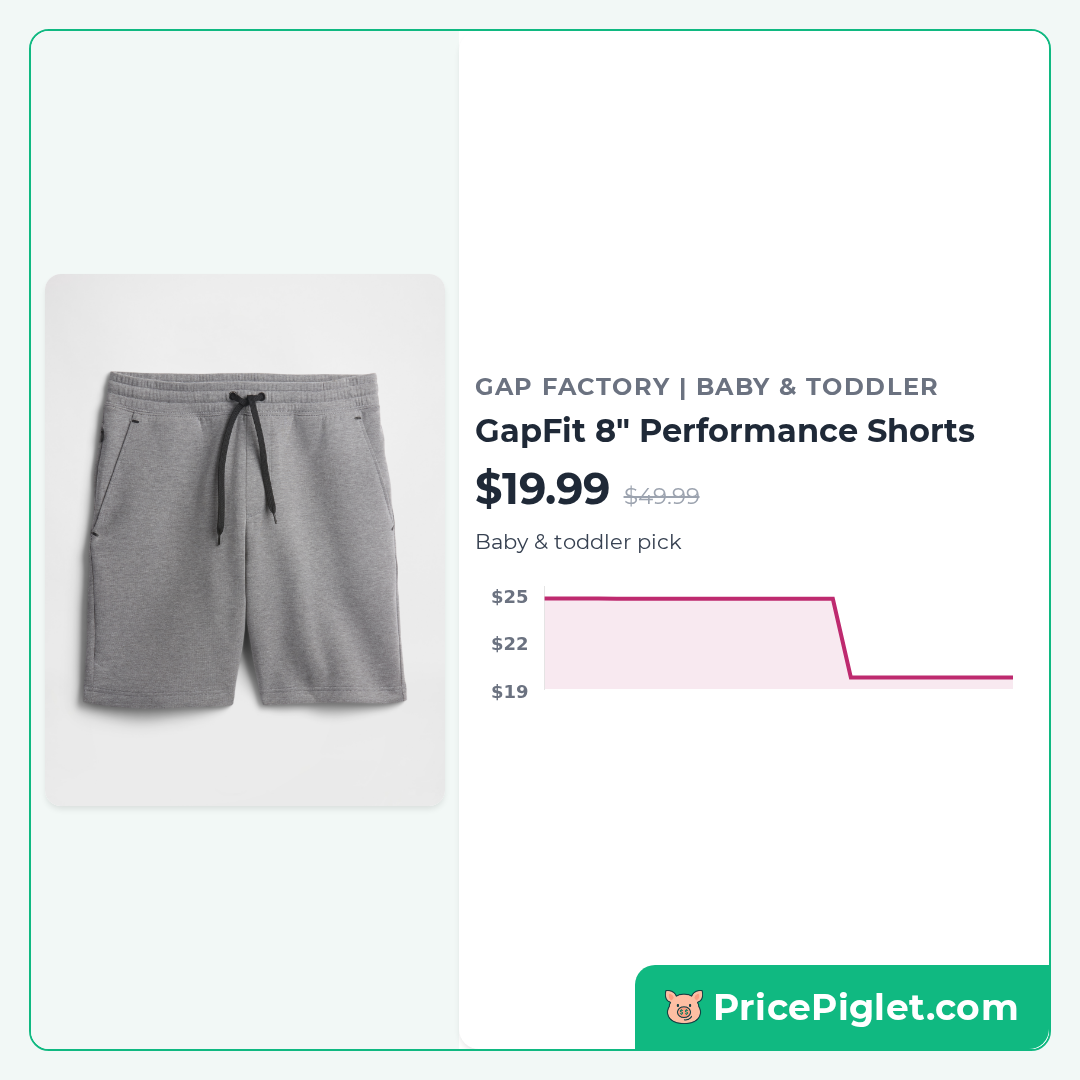 GapFit 8" Performance Shorts