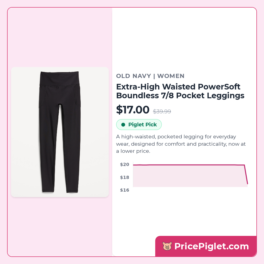 Extra-High Waisted PowerSoft Boundless 7/8 Pocket Leggings