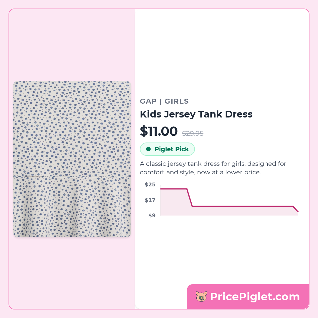 Kids Jersey Tank Dress