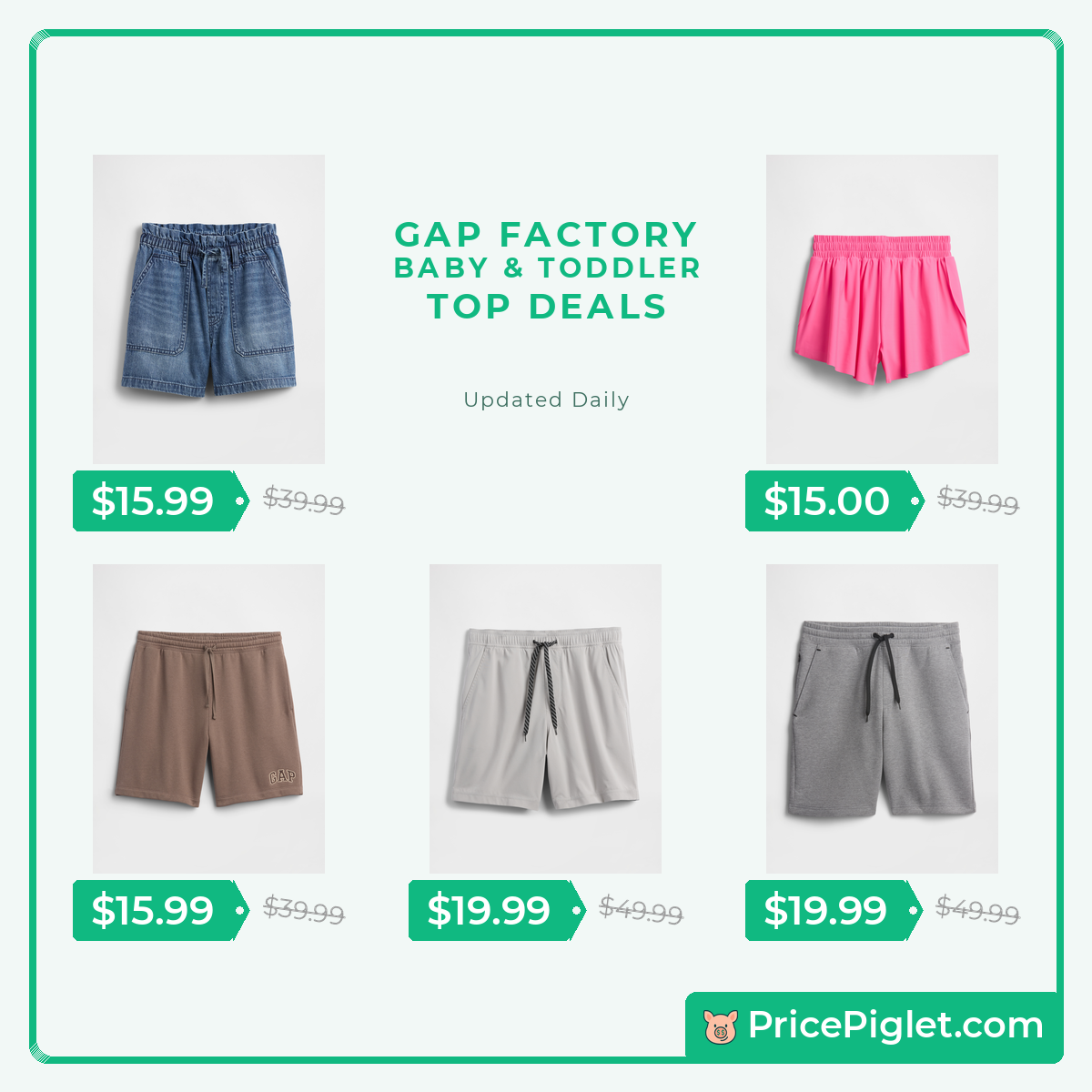 Baby & Toddler Deals at Gap Factory Today