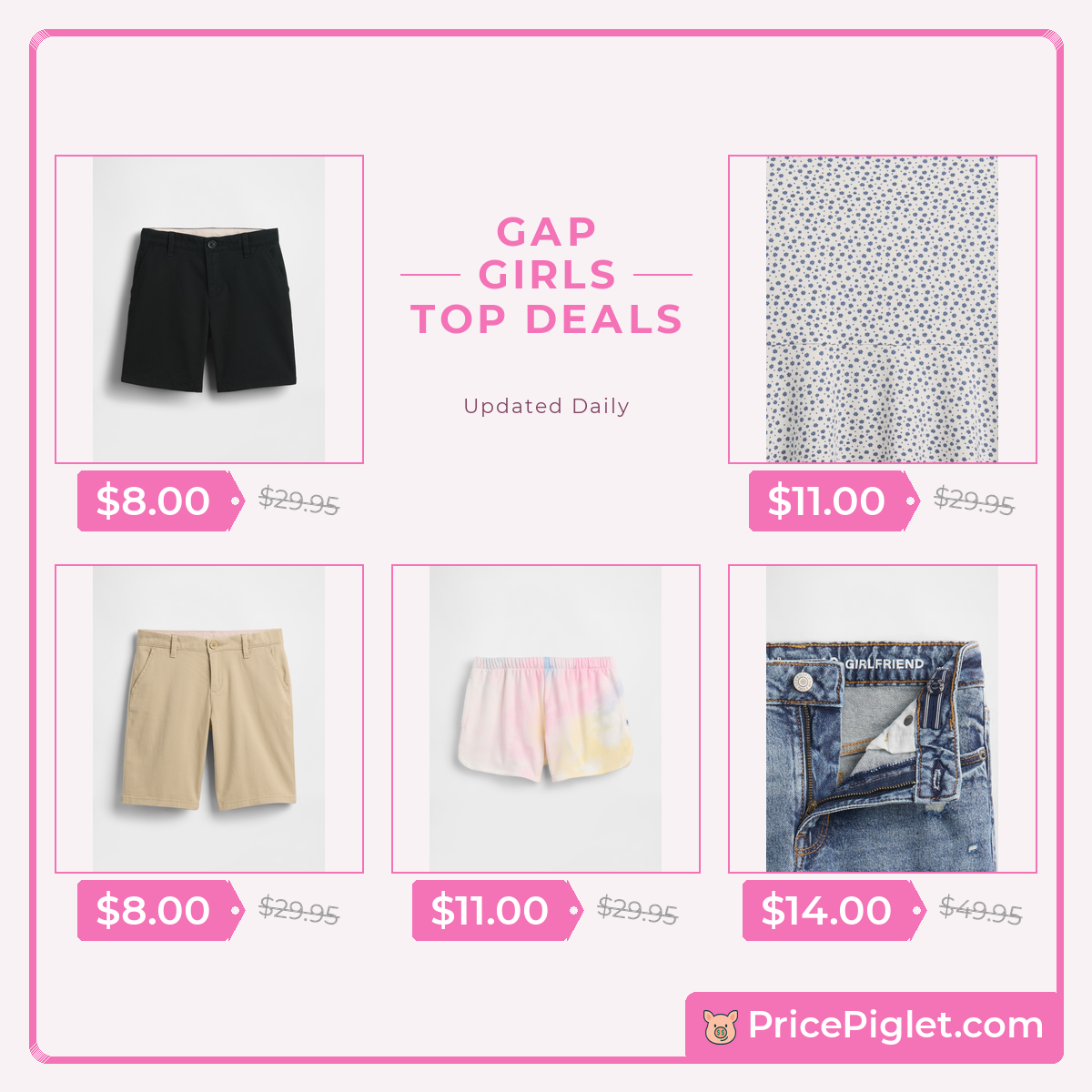 Girls' Deals at Gap Today