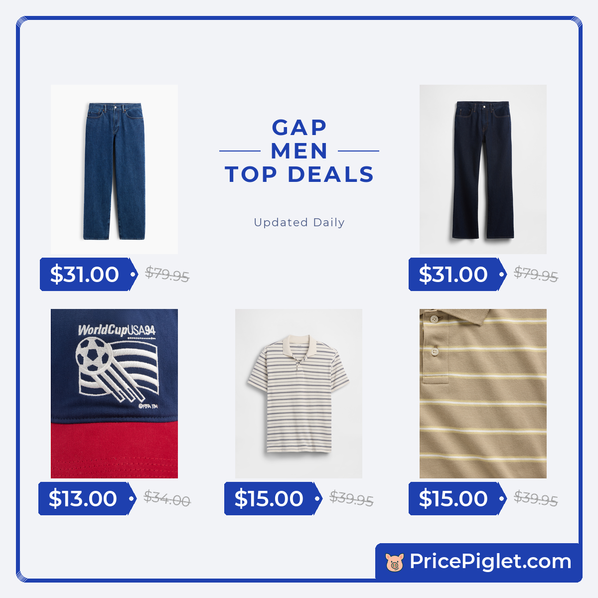 Men's Deals at Gap Today