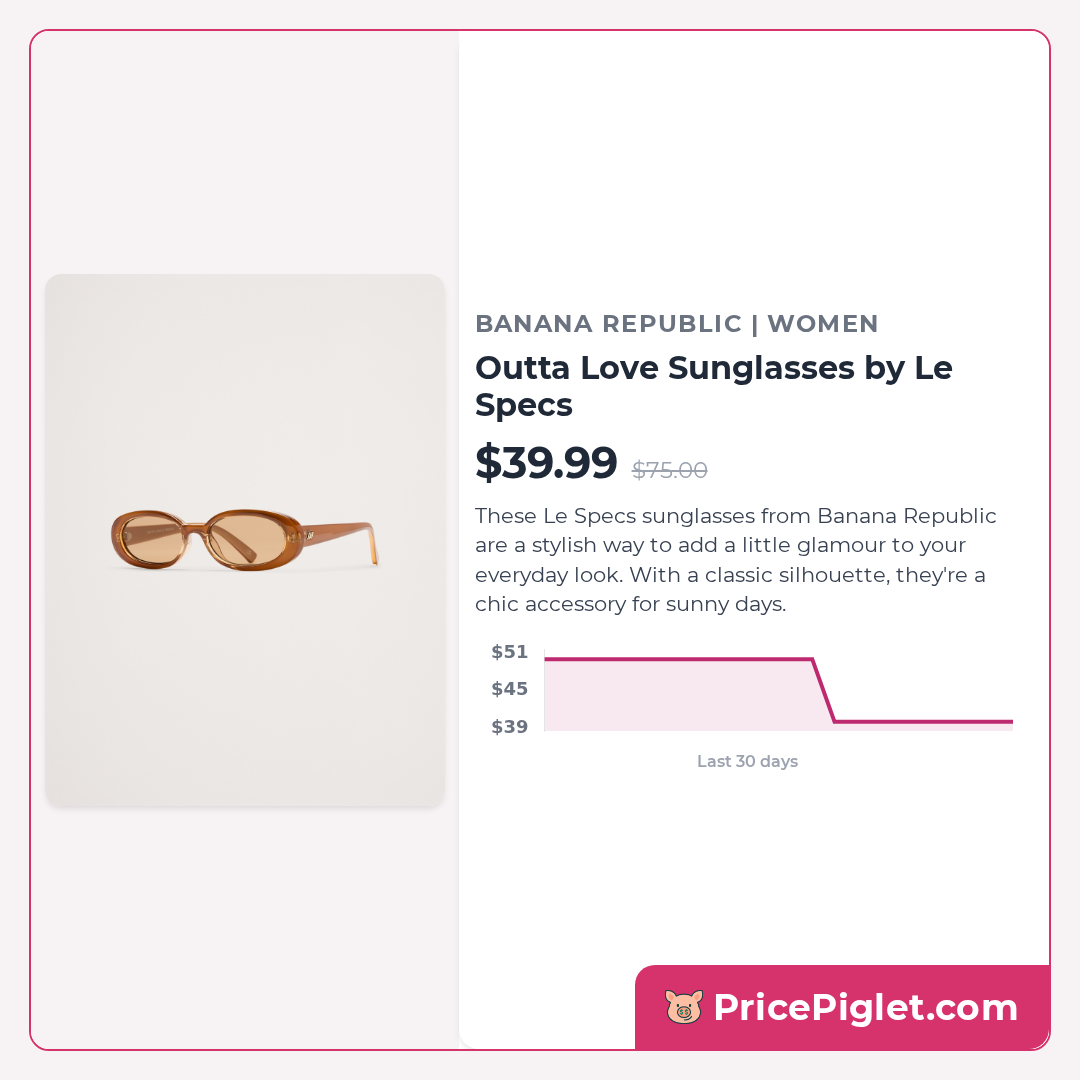 Outta Love Sunglasses by Le Specs
