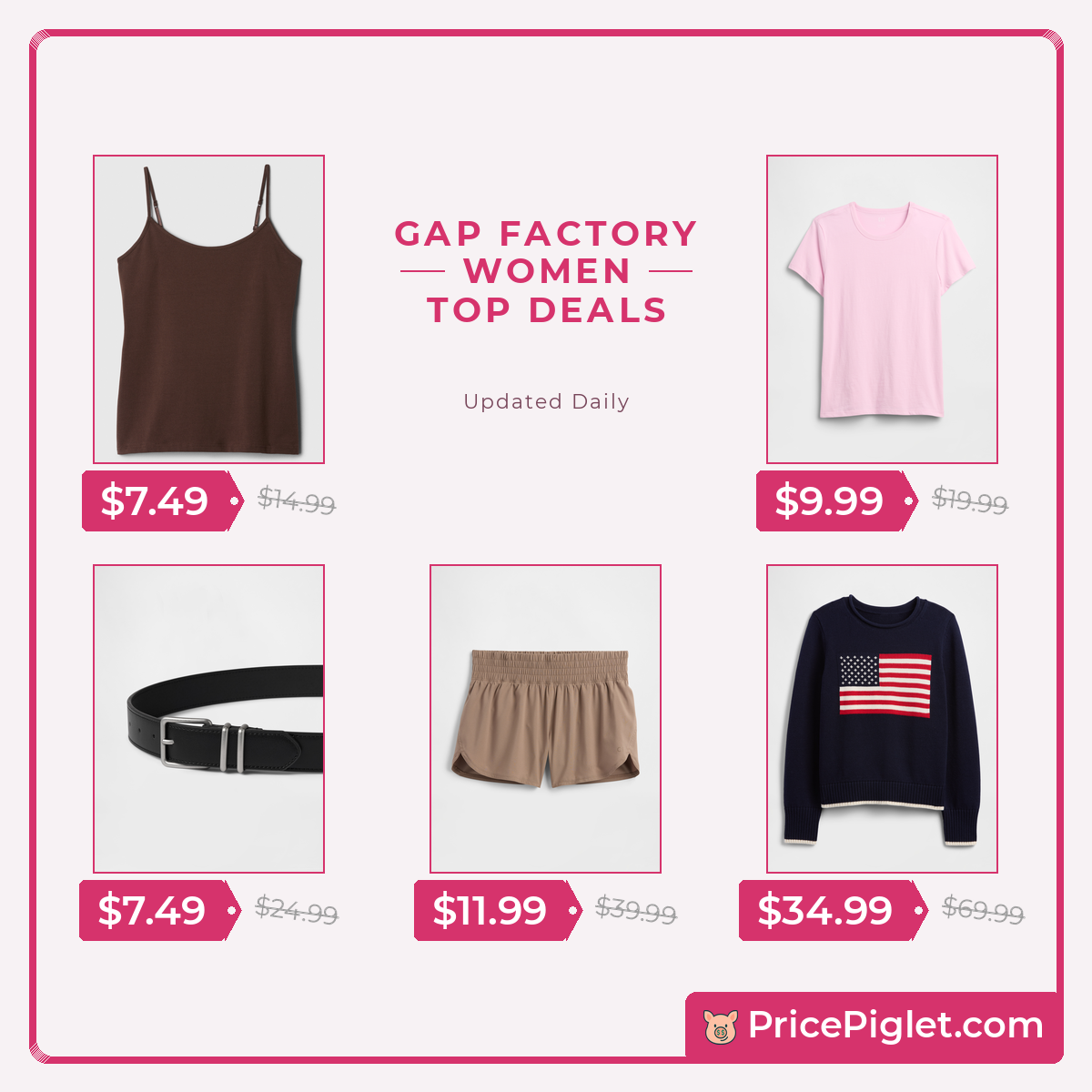 A Look at Women's Picks at Gap Factory Today