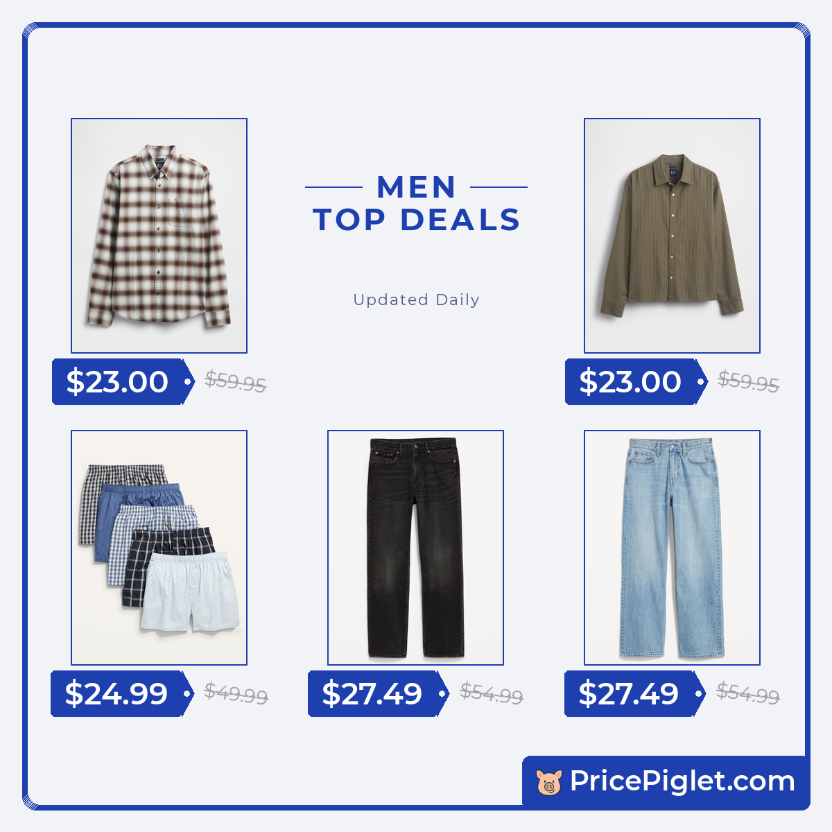 Men's Deals Across Every Store Today
