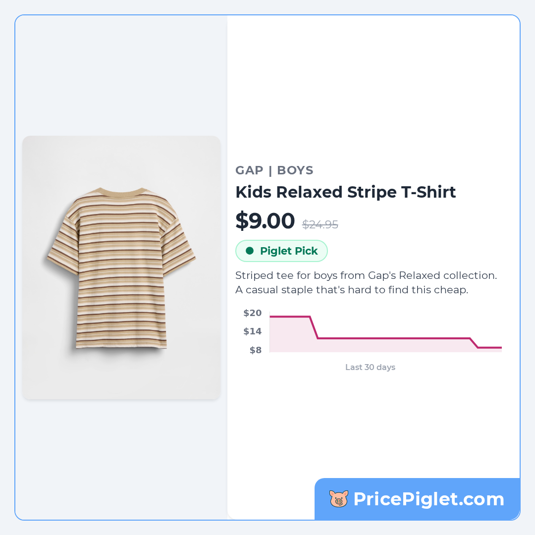 Kids Relaxed Stripe T-Shirt