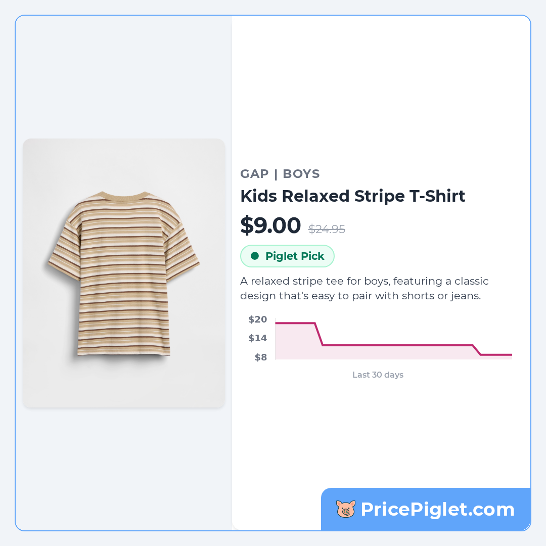 Kids Relaxed Stripe T-Shirt