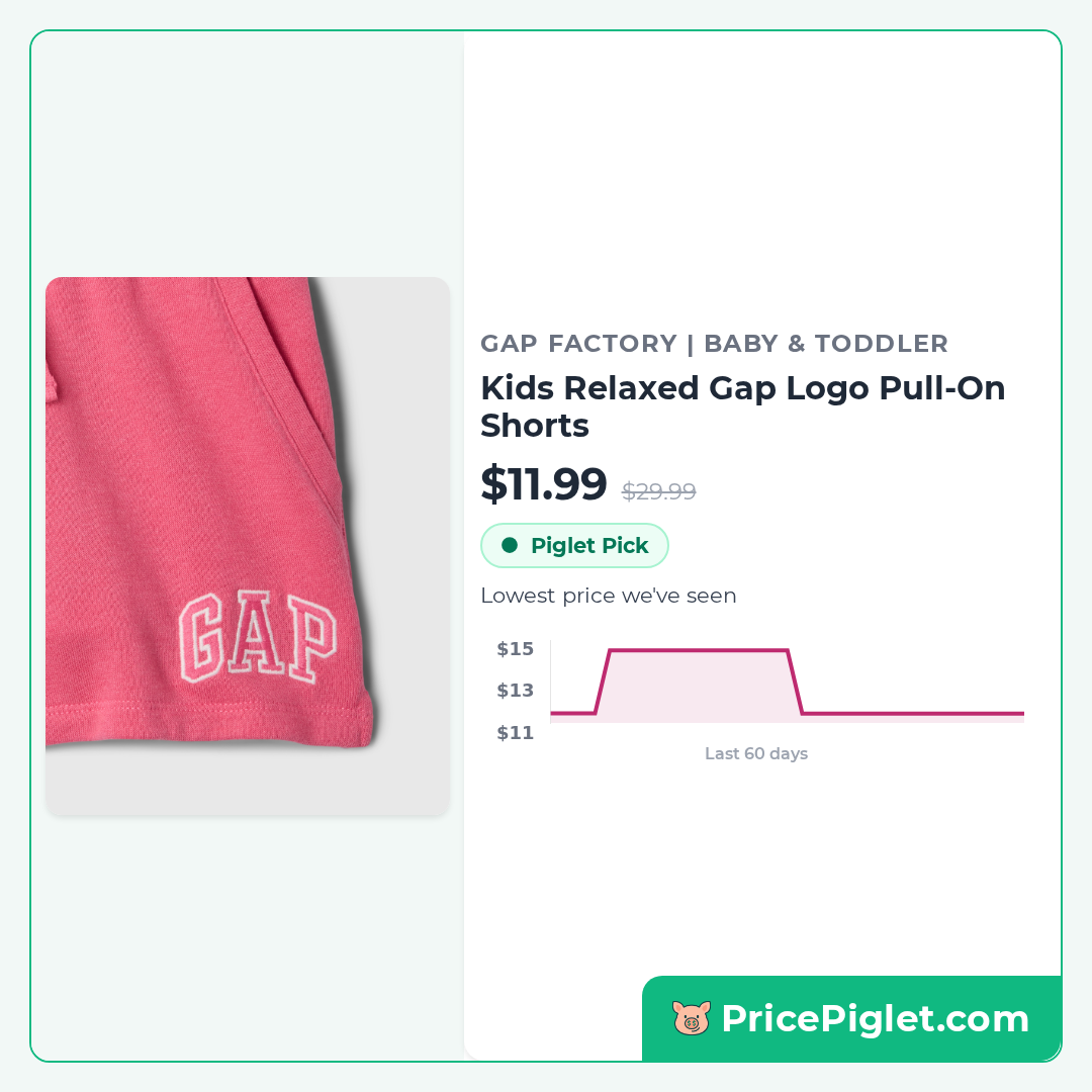 Kids Relaxed Gap Logo Pull-On Shorts