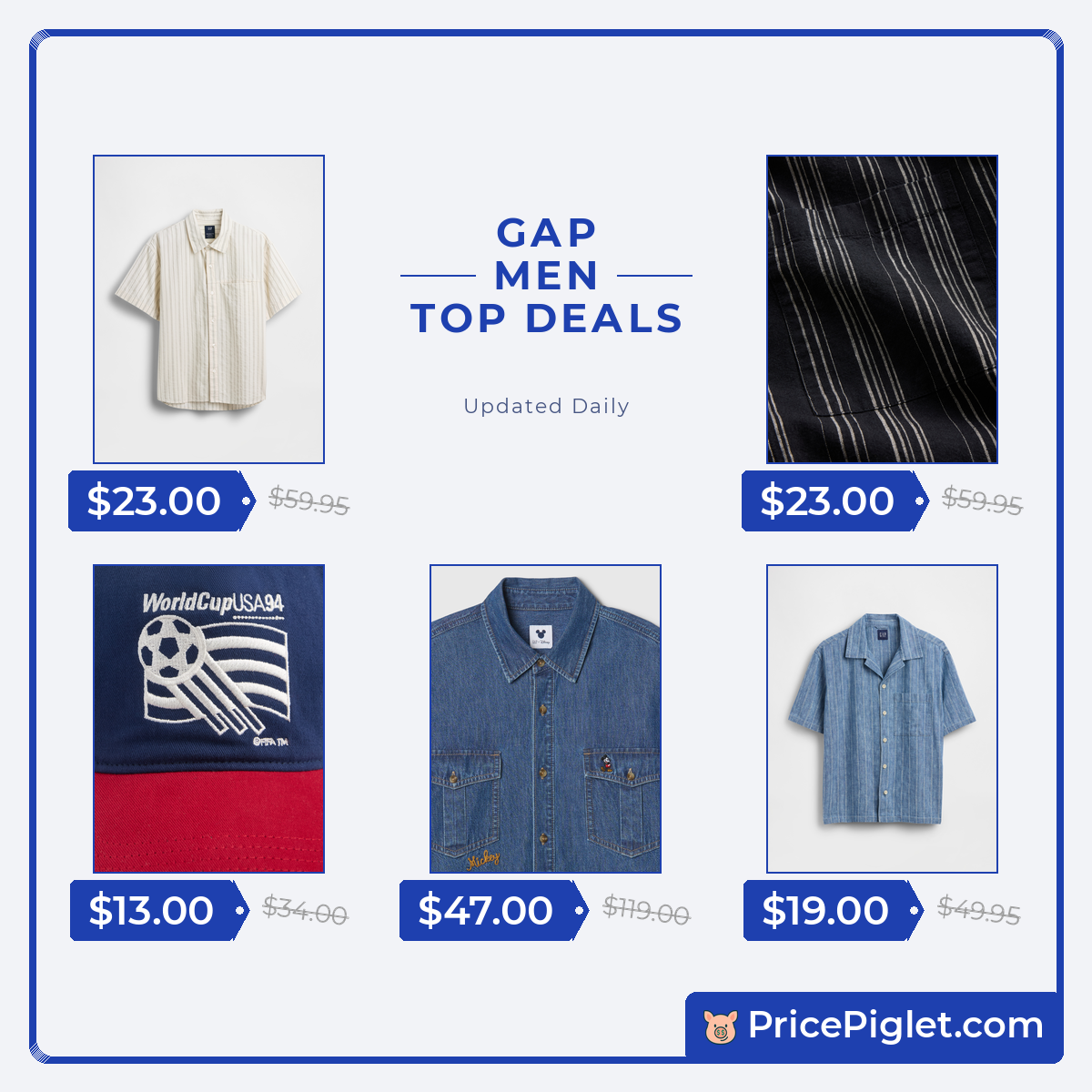 Men's Deals at Gap Today