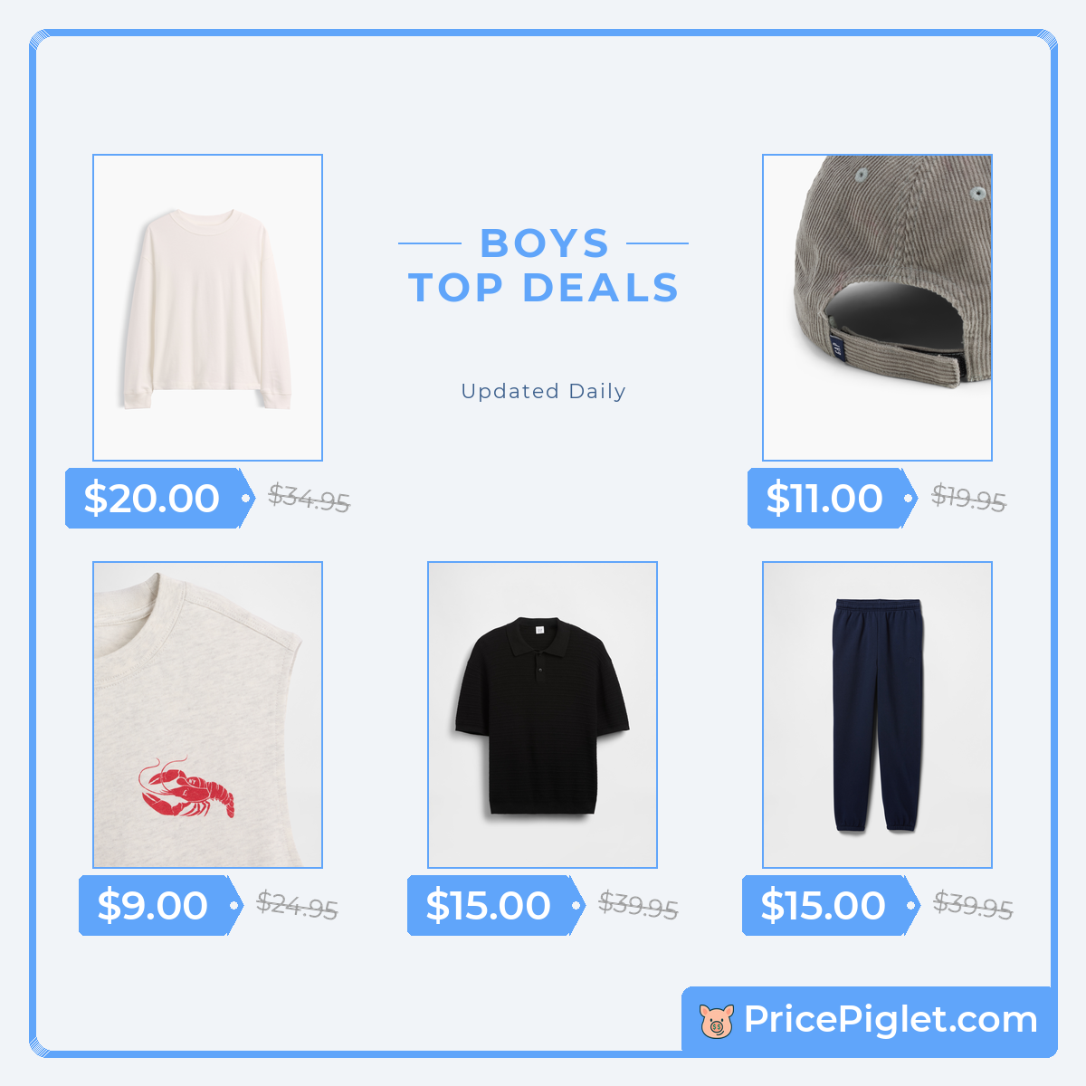 Boys' Deals Across Every Store Today