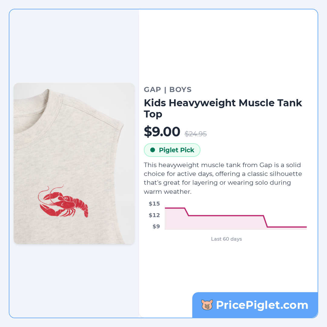 Kids Heavyweight Muscle Tank Top
