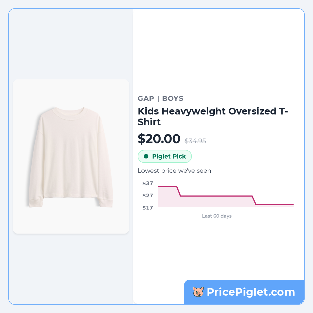 Kids Heavyweight Oversized T-Shirt