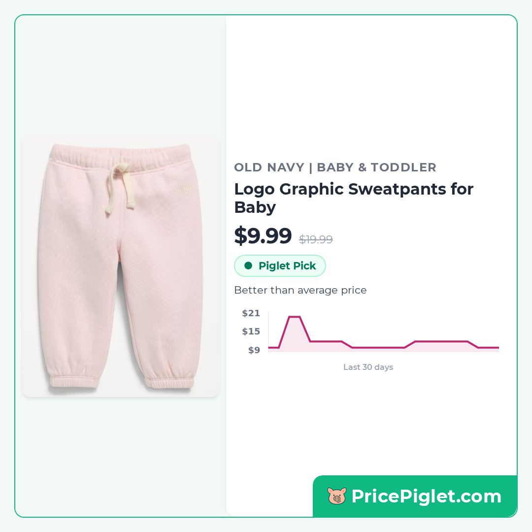 Logo Graphic Sweatpants for Baby