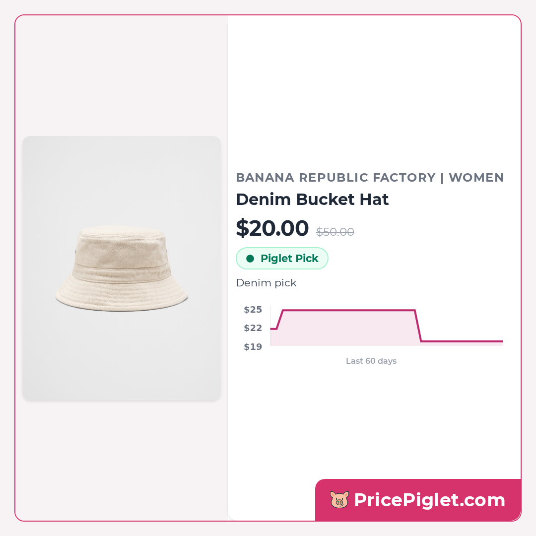 Denim Bucket Hat