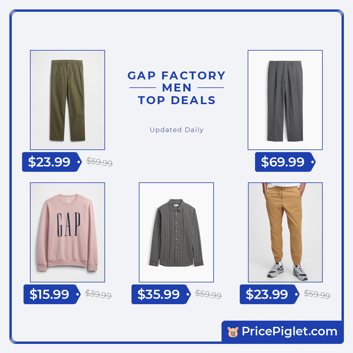 A Few Men's Picks at Gap Factory Today
