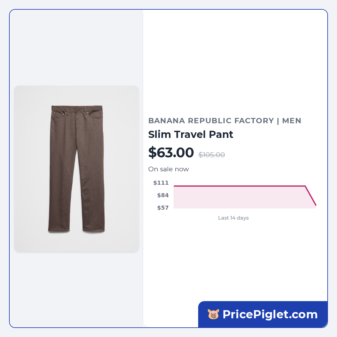 Slim Travel Pant