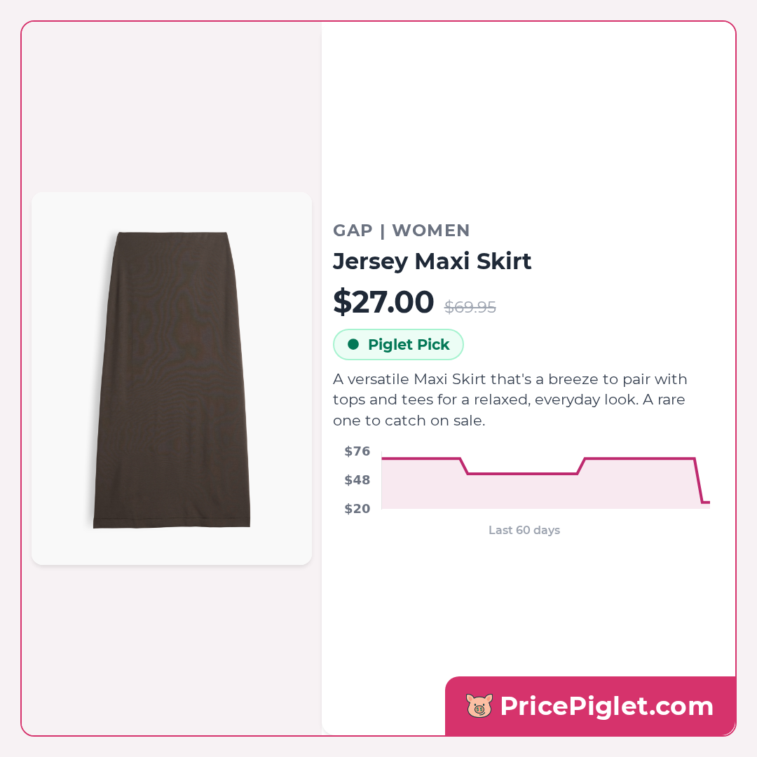 Jersey Maxi Skirt