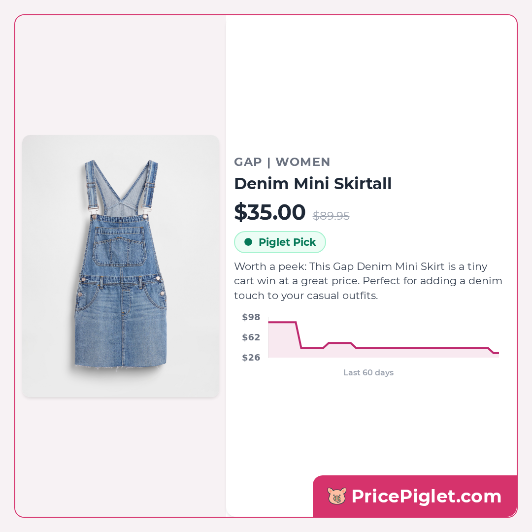 Denim Mini Skirtall
