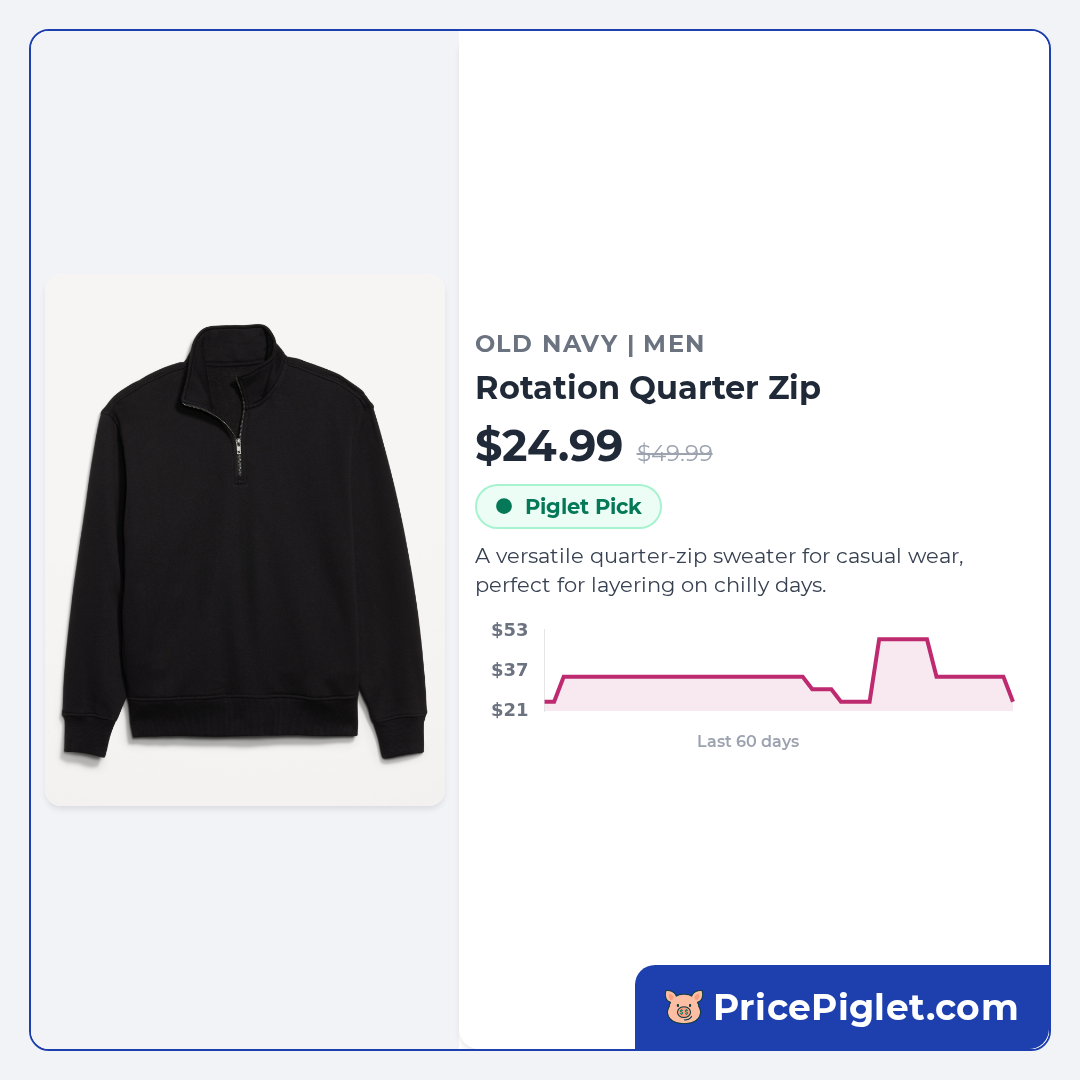 Rotation Quarter Zip