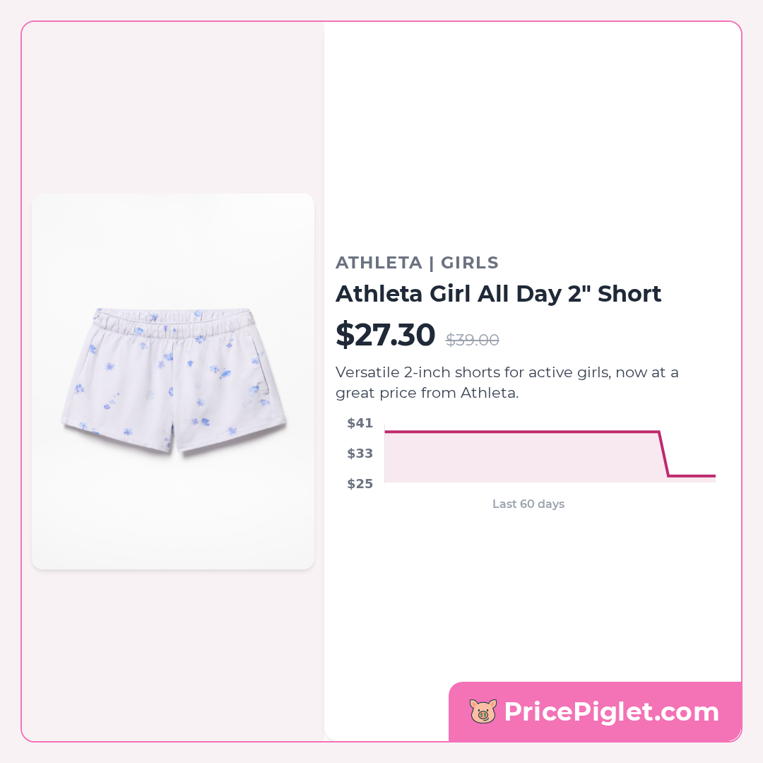 Athleta Girl All Day 2" Short